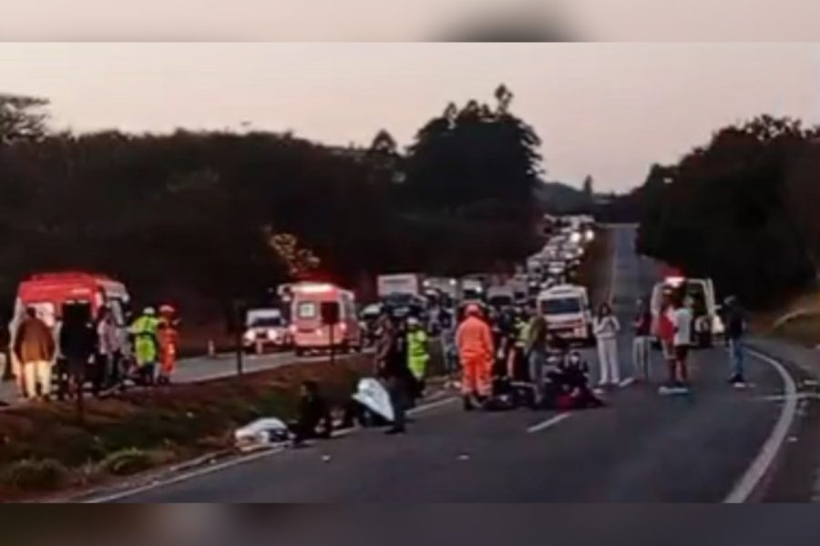 Acidente trágico na BR-040 causa 10 km de congestionamento