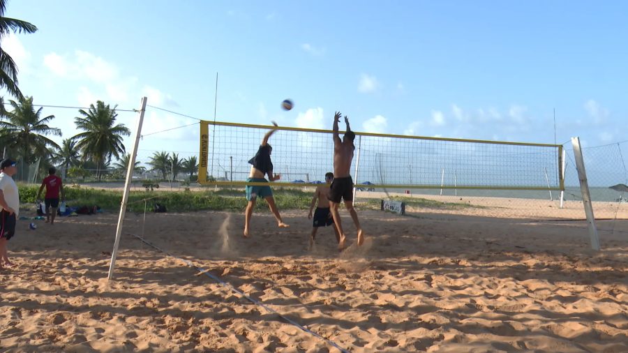 Chile treina em João Pessoa para o Sul-Americano de Vôlei de Praia 2023