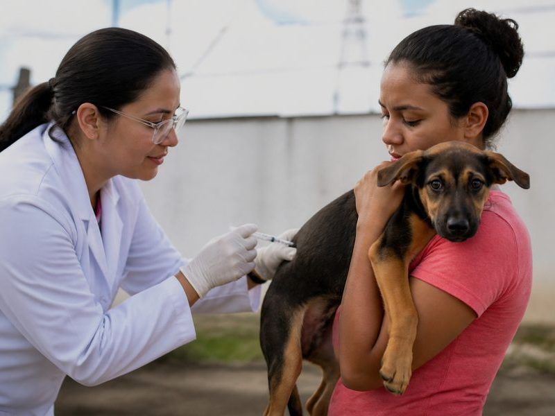 Mais de 7 mil animais vacinados na campanha antirrábica de Porteirinha